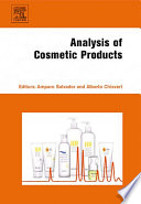 Analysis of Cosmetic Products Book