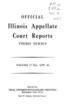Official Illinois Appellate court reports