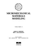 Delaware Composites Design Encyclopedia  Micromechanical materials modeling Book