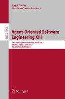 Agent-Oriented Software Engineering XIII [Pdf/ePub] eBook