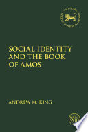 Social Identity and the Book of Amos Book