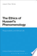 The Ethics of Husserl s Phenomenology Book
