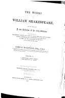 The Works of William Shakespeare: Midsummer night's dream. Merchant of Venice. 1856