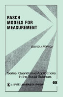 Rasch Models for Measurement