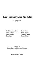 Law, Morality, and the Bible