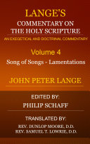 Lange's Commentary on the Holy Scripture, Volume 4
