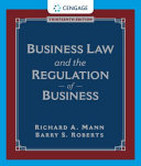 Business Law and the Regulation of Business Book