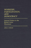 Workers  Participation  and Democracy