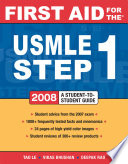 First Aid for the USMLE Step 1 Book