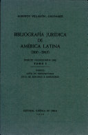 Bibliografía jurídica de América Latina, 1810-1965