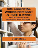 504 Essential Words for SSAT and ISEE (Upper)