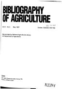 Bibliography of Agriculture with Subject Index