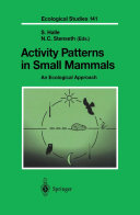 Pdf Activity Patterns in Small Mammals Telecharger