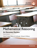 Mathematical Reasoning for Elementary School Teachers, Global Edition