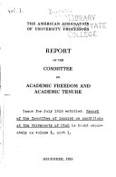 Bulletin of the American Association of University Professors