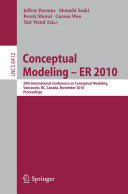 Conceptual Modeling – ER 2010