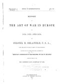 Report on the Art of War in Europe in 1854, 1855, and 1856