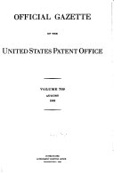 Official Gazette of the United States Patent Office Book