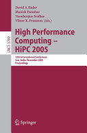 High Performance Computing – HiPC 2005