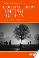 A Concise Companion to Contemporary British Fiction Book