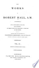 The Works of Robert Hall  A M 