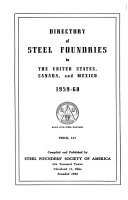 Directory of Steel Foundries in the United States and Canada
