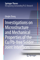 Investigations on Microstructure and Mechanical Properties of the Cu Pb free Solder Joint Interfaces