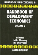 Handbook of Development Economics Book