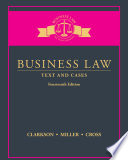 Business Law  Text and Cases