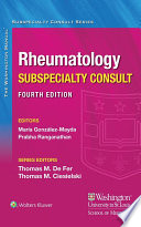 Washington Manual Rheumatology Subspecialty Consult Book