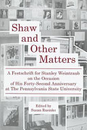 Shaw and Other Matters