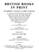 British Books in Print