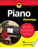 Piano For Dummies, 3rd Edition PDF Book By Hal Leonard Corporation