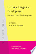 Heritage Language Development Book