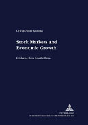 Stock Markets and Economic Growth