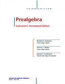 Prealgebra Book
