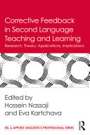 Corrective Feedback in Second Language Teaching and Learning Pdf/ePub eBook