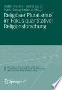 Religiöser Pluralismus im Fokus quantitativer Religionsforschung
