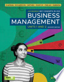 Cover of Jacaranda Key Concepts in VCE Business Management Units 1 and 2 7e LearnON and Print and StudyON