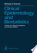 Clinical Epidemiology and Biostatistics Book PDF