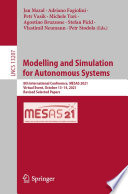 Modelling and Simulation for Autonomous Systems Book