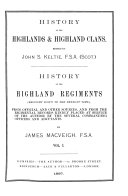 History of the Highlands   Highland Clans
