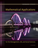 Mathematical Applications for the Management  Life  and Social Sciences Book