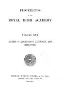 Proceedings of the Royal Irish Academy
