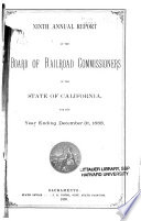 Annual Report of the Board of Railroad Commissioners of the State of California