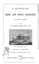 A Dictionary of Greek and Roman Geography by Various Writers