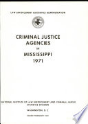 Criminal Justice Agencies in  each State of the United States  1971  Mississippi Wyoming