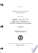 Sailing Directions  enroute  for the East Coast of South America Including Estrecho de Magallanes Book