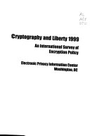 Cryptography and Liberty 1999