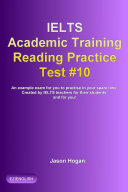IELTS Academic Training Reading Practice Test  10  An Example Exam for You to Practise in Your Spare Time